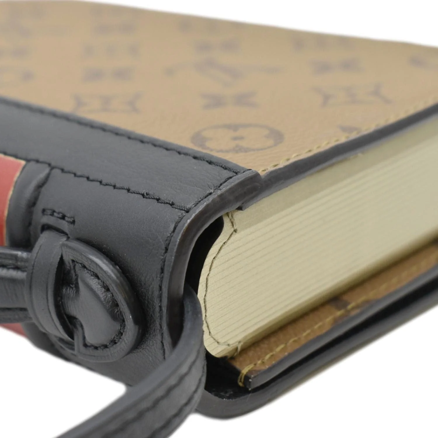 LOUIS VUITTON Book Monogram Reverse Canvas Light Brown - Image 7