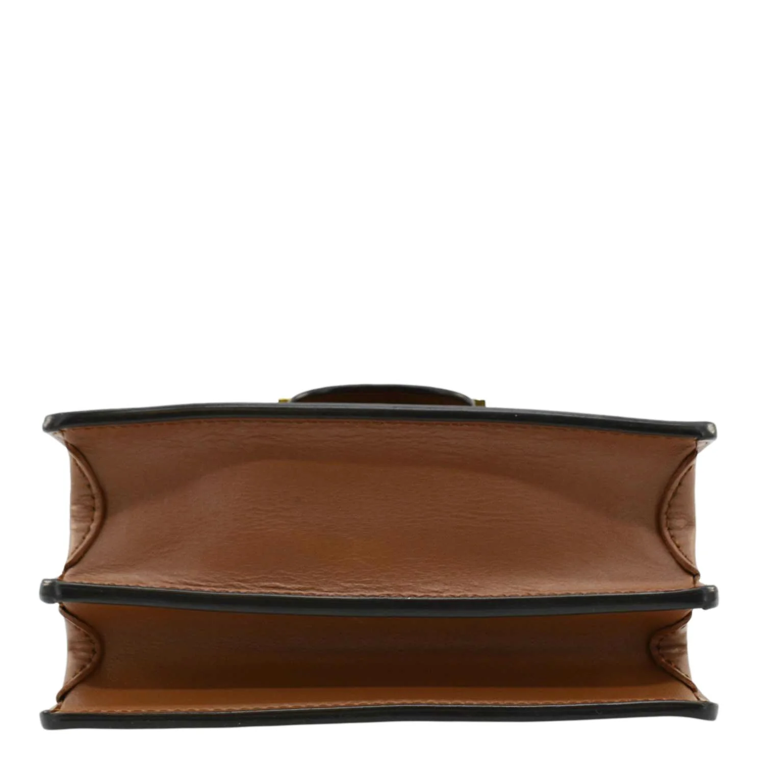 LOUIS VUITTON Dauphine Mini Monogram Reverse Canvas Shoulder Bag Brown - Image 9
