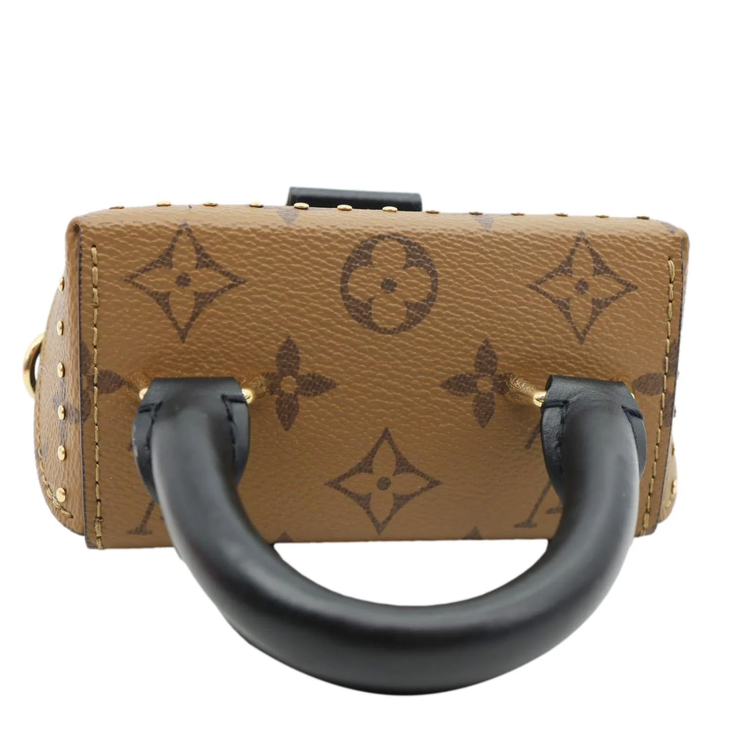 LOUIS VUITTON Camera Box Reverse Monogram Canvas Satchel Bag Brown - Image 5