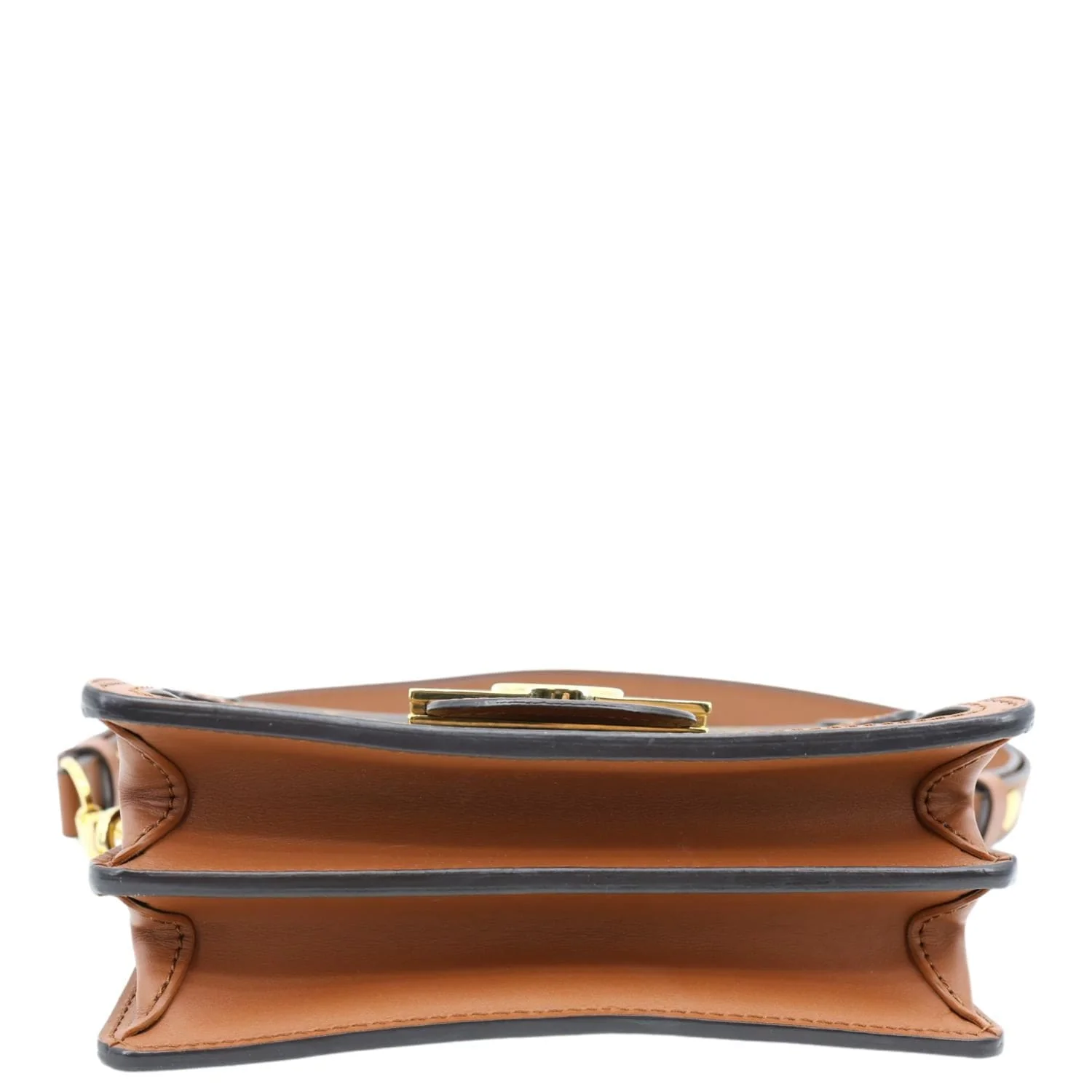 LOUIS VUITTON Dauphine Mini Monogram Reverse Canvas Shoulder Bag Brown - Image 9