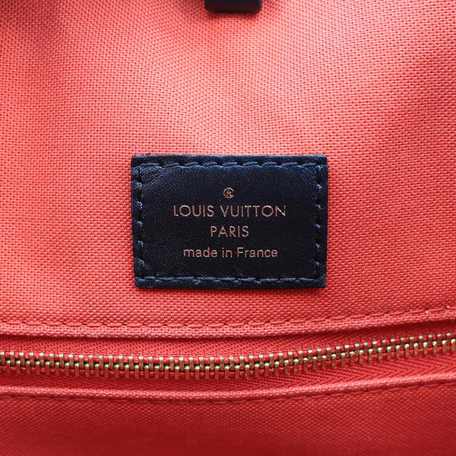 LOUIS VUITTON Onthego MM Giant Monogram Reverse Canvas Tote Bag Brown - Image 13