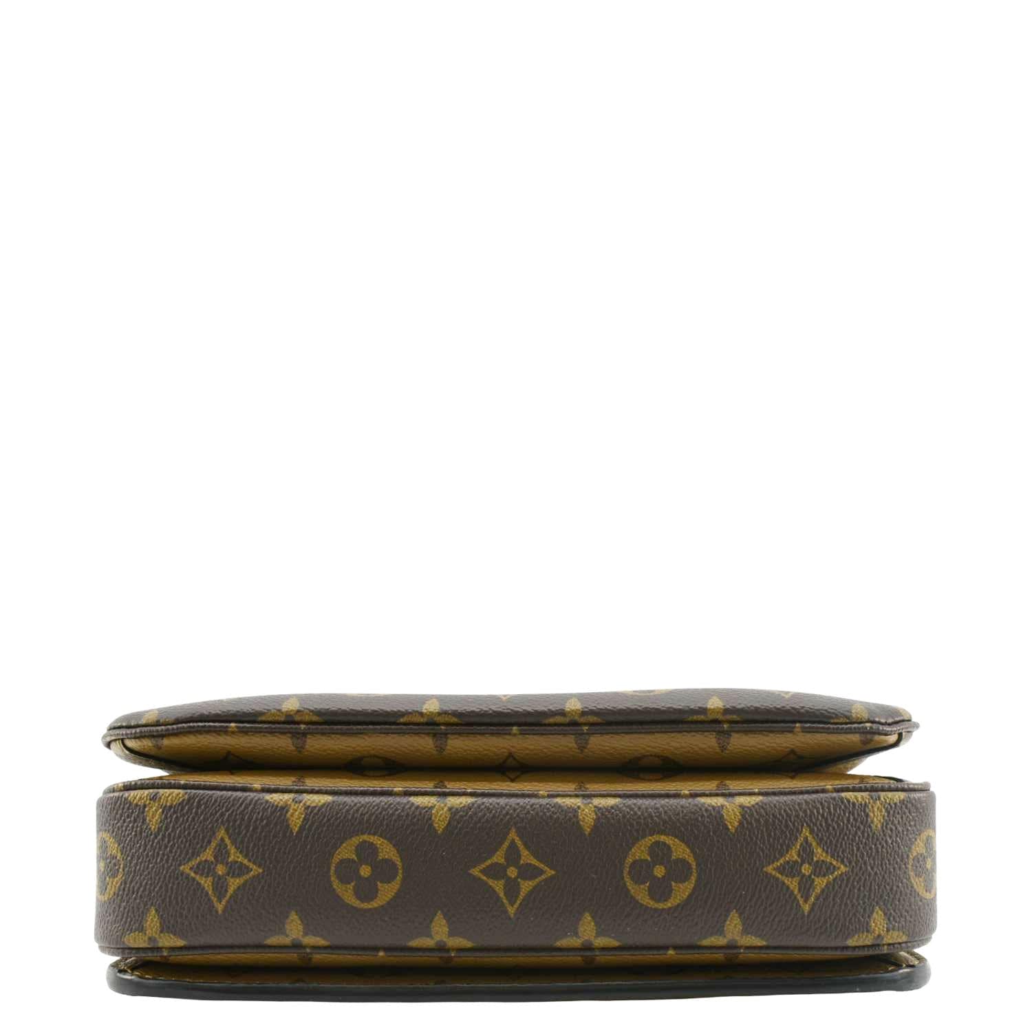 LOUIS VUITTON Metis Pochette Reverse Monogram Canvas Crossbody Bag Brown - Image 10
