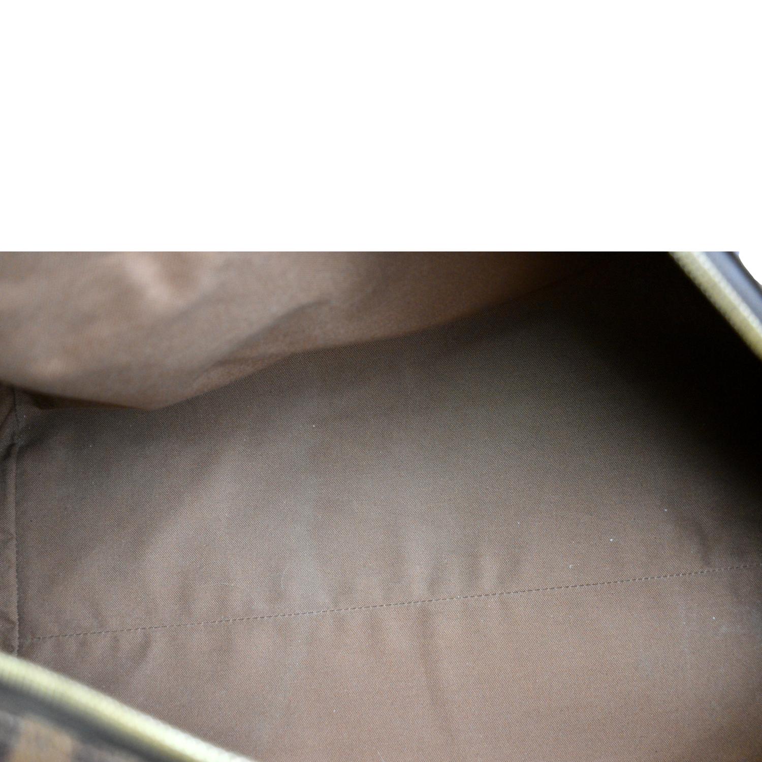 LOUIS VUITTON Ribera GM Damier Ebene Satchel Bag Brown - Image 9