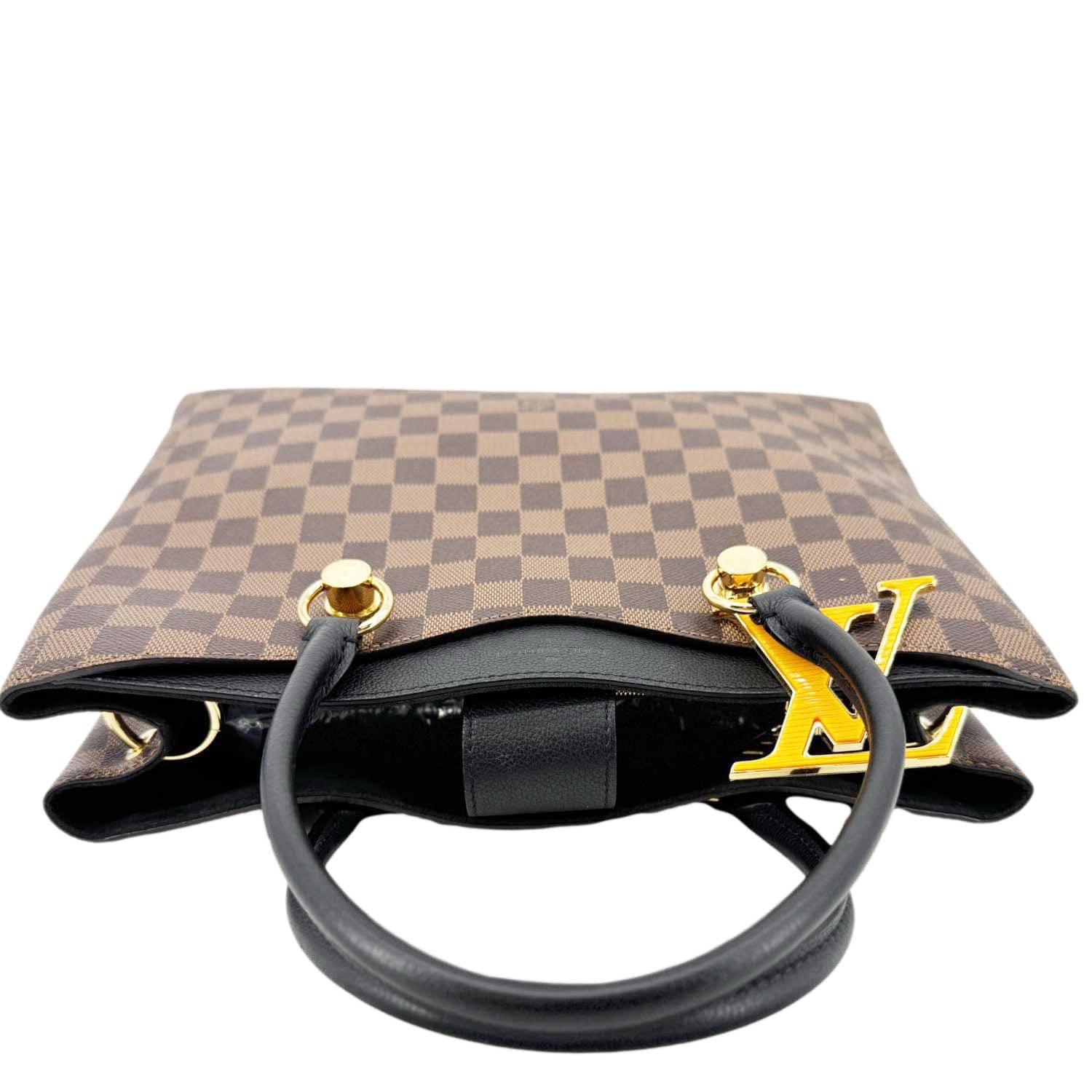 LOUIS VUITTON LV Riverside Damier Ebene Tote Bag Brown - Image 6