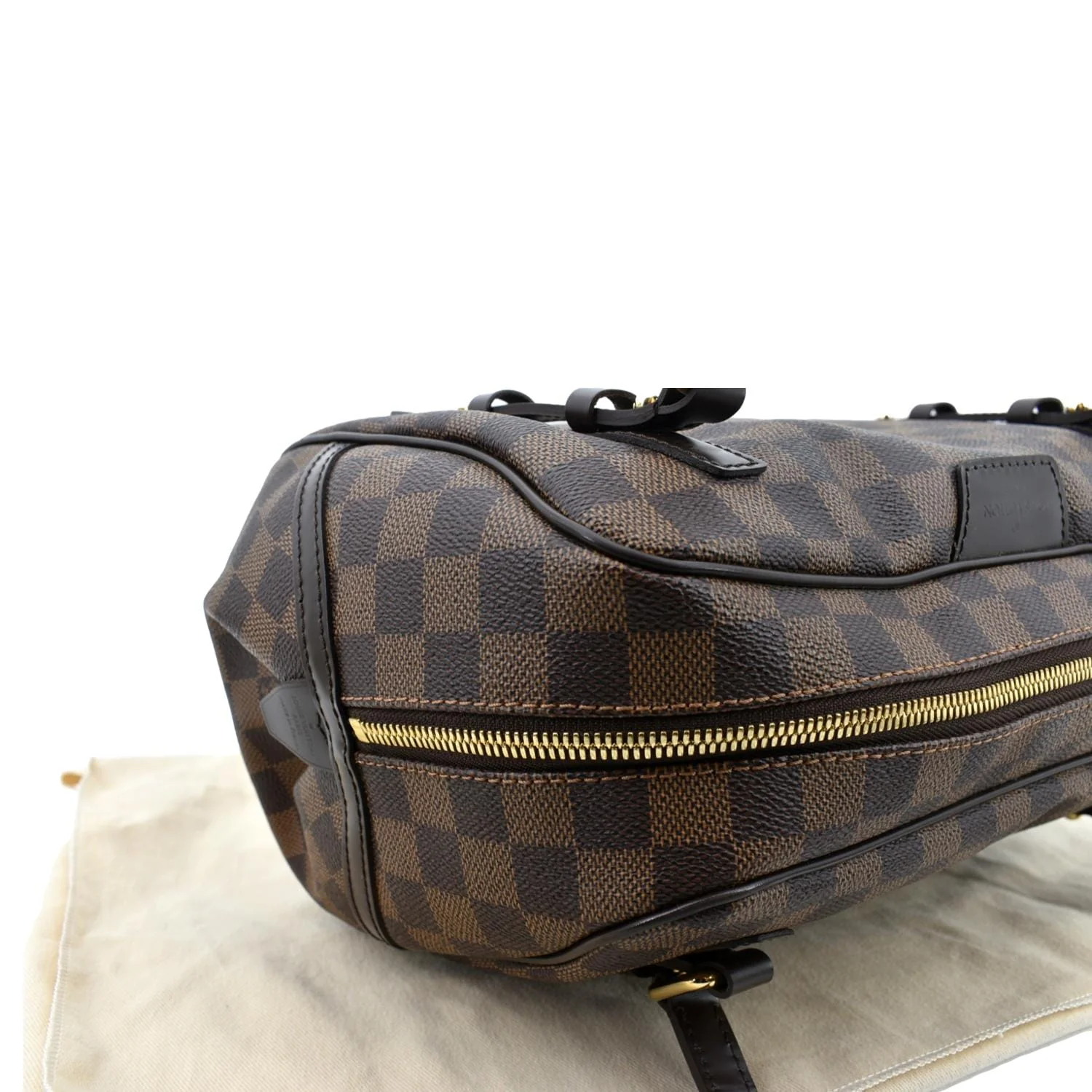 LOUIS VUITTON Rivington GM Damier Ebene Shoulder Bag Brown - Image 6