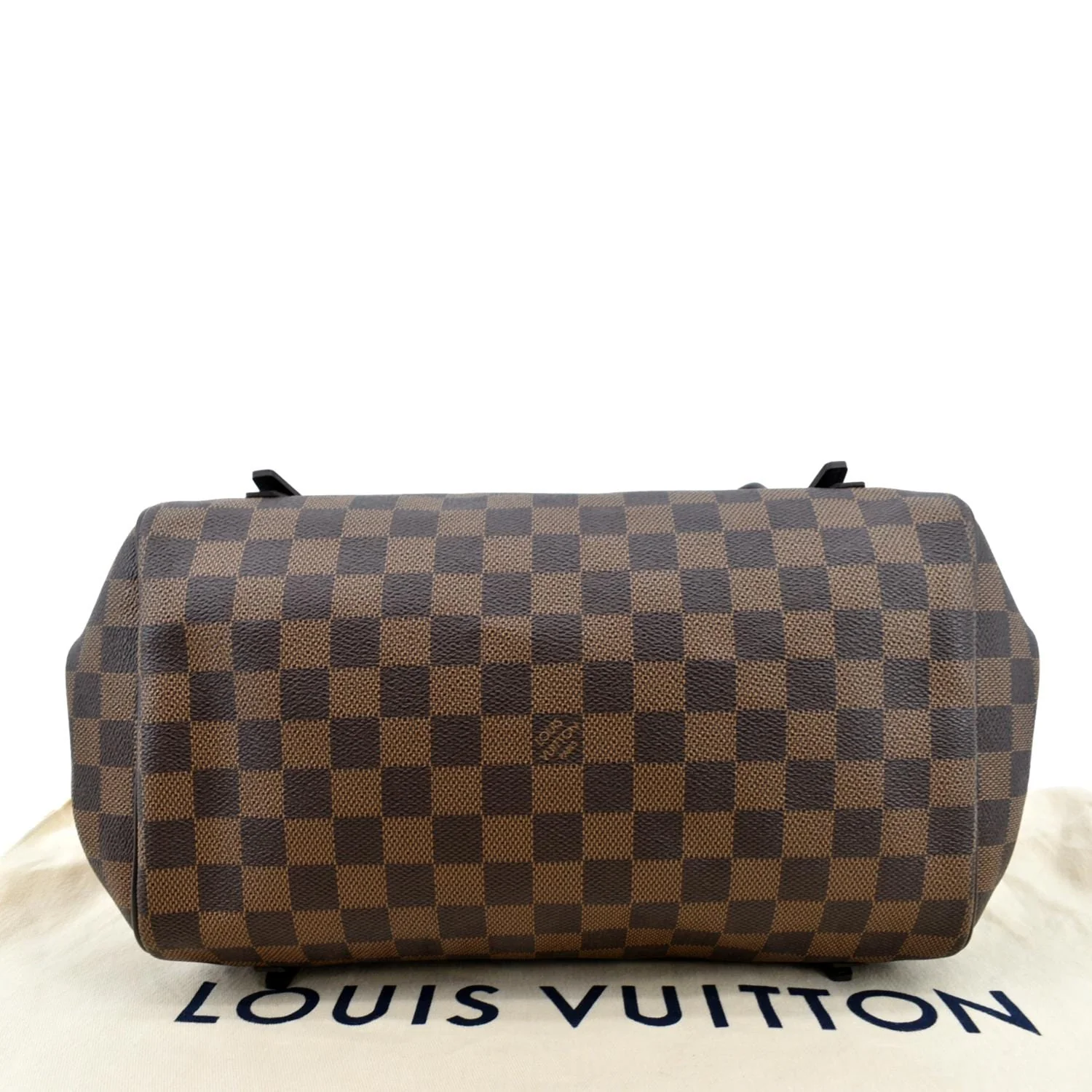 LOUIS VUITTON Rivington GM Damier Ebene Shoulder Bag Brown - Image 9
