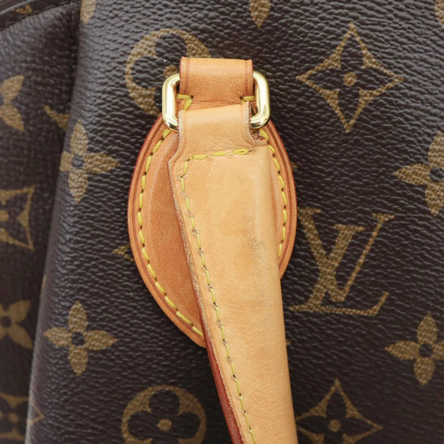 LOUIS VUITTON Rivoli MM NM Monogram Canvas Satchel Bag Brown - Image 12
