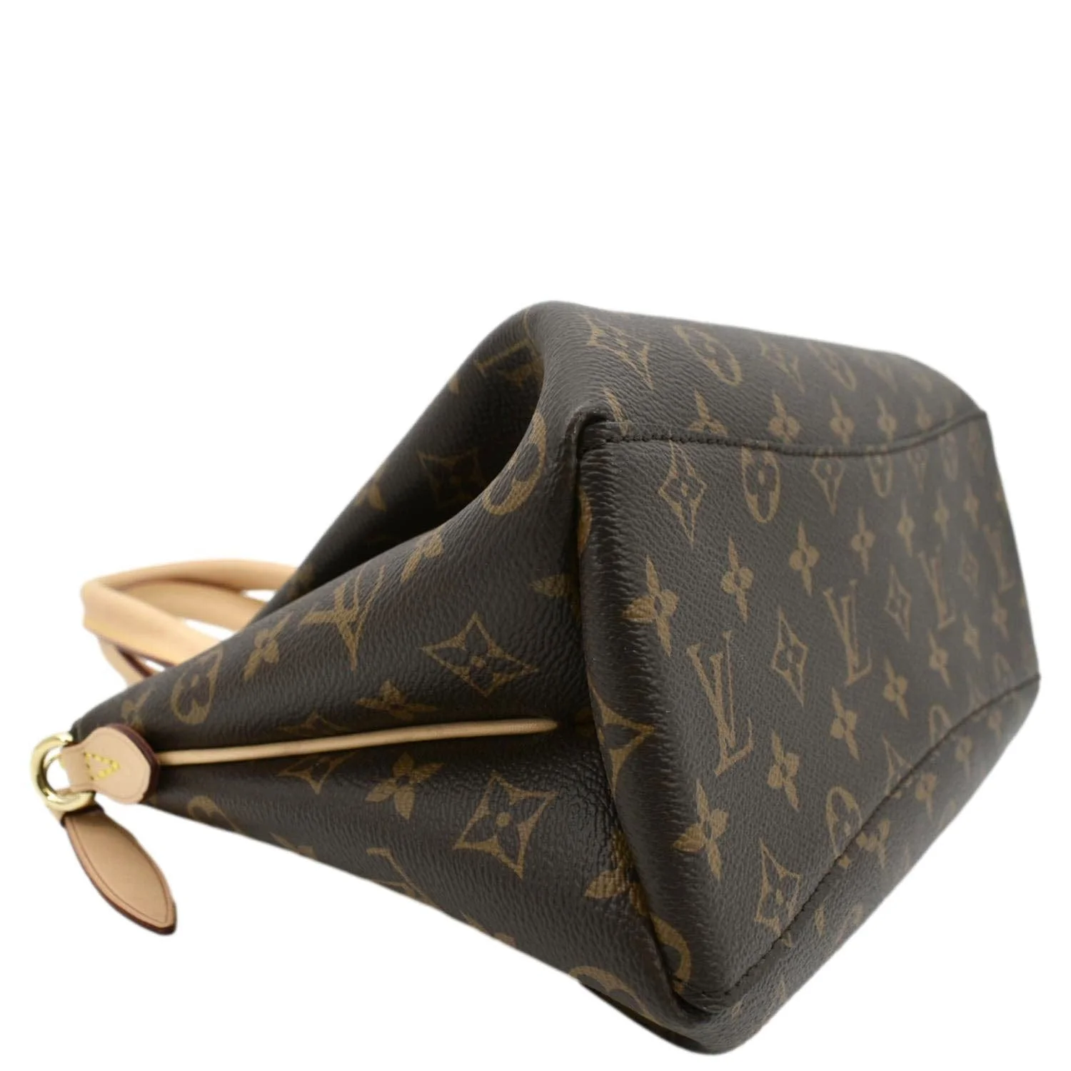 LOUIS VUITTON Rivoli PM Monogram Canvas Shoulder Bag Brown - Image 7