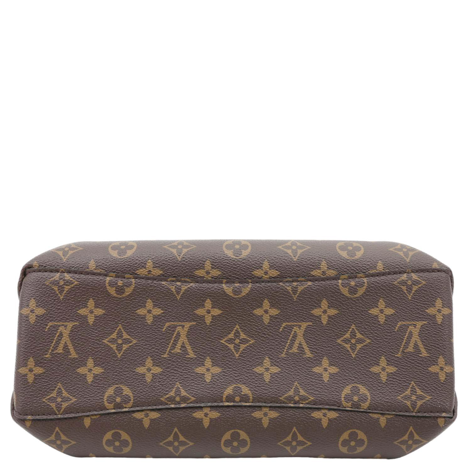 LOUIS VUITTON Rivoli PM Monogram Canvas Satchel Bag Brown - Image 10