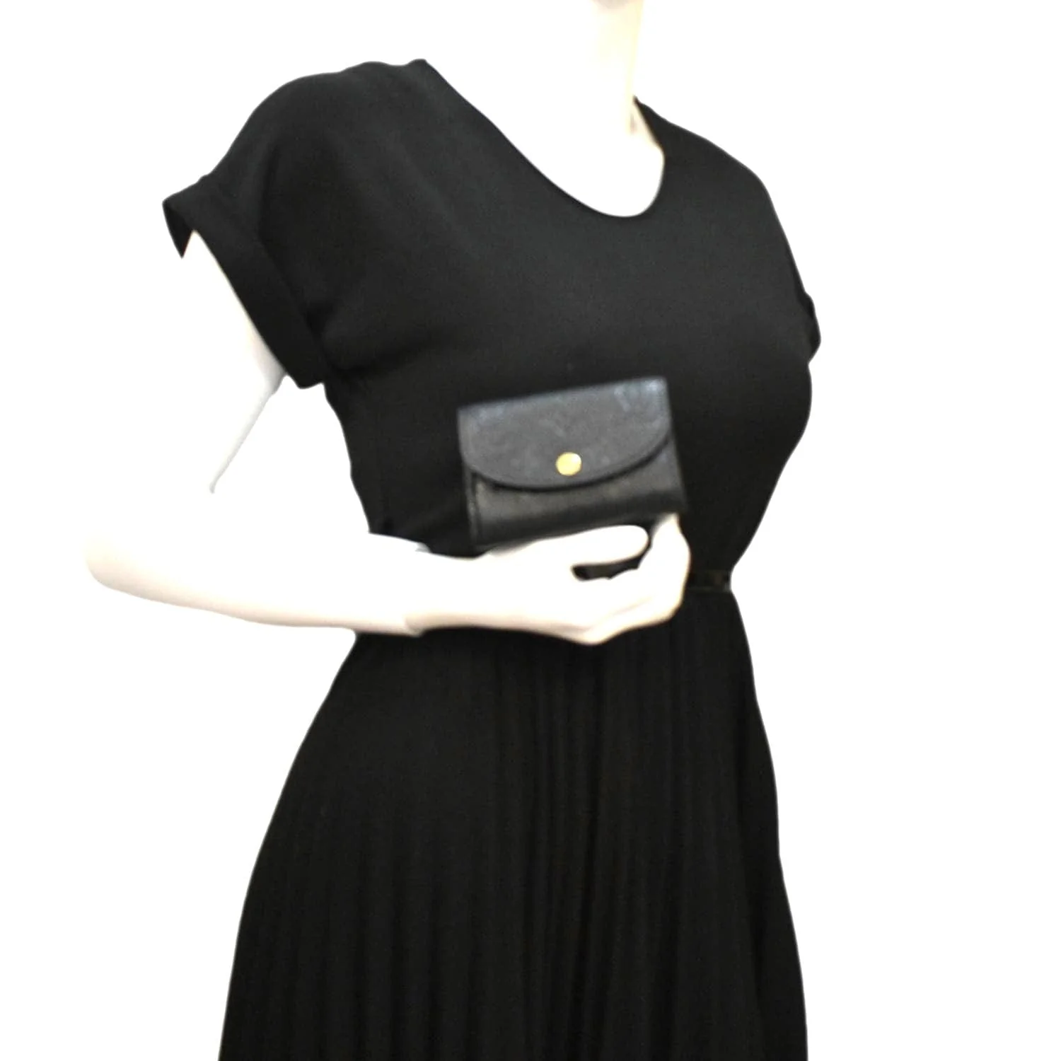LOUIS VUITTON Rosalie Monogram Empriente Leather Coin Purse Black - Image 2
