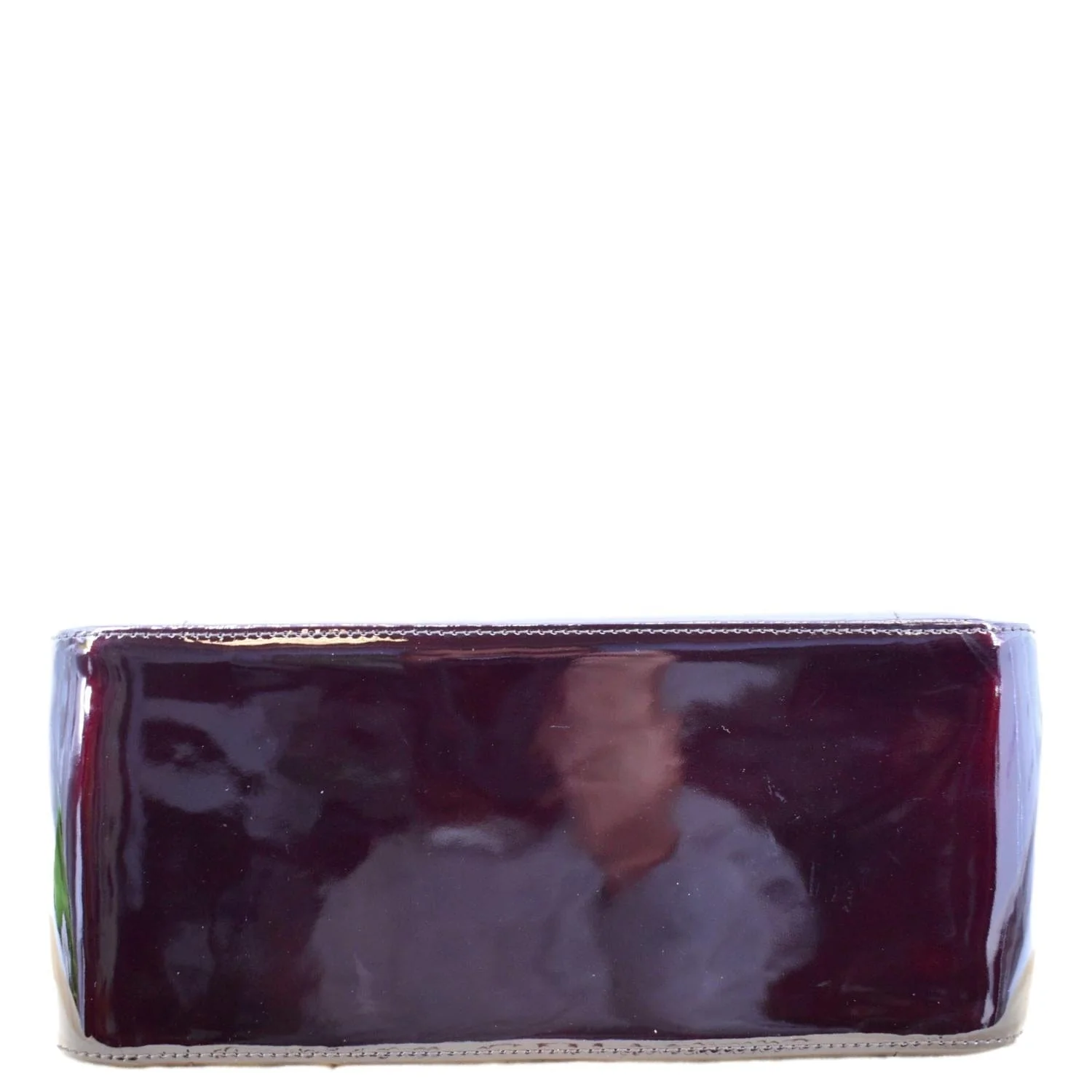 LOUIS VUITTON Rosewood Monogram Vernis Shoulder Bag Amarante - Image 9