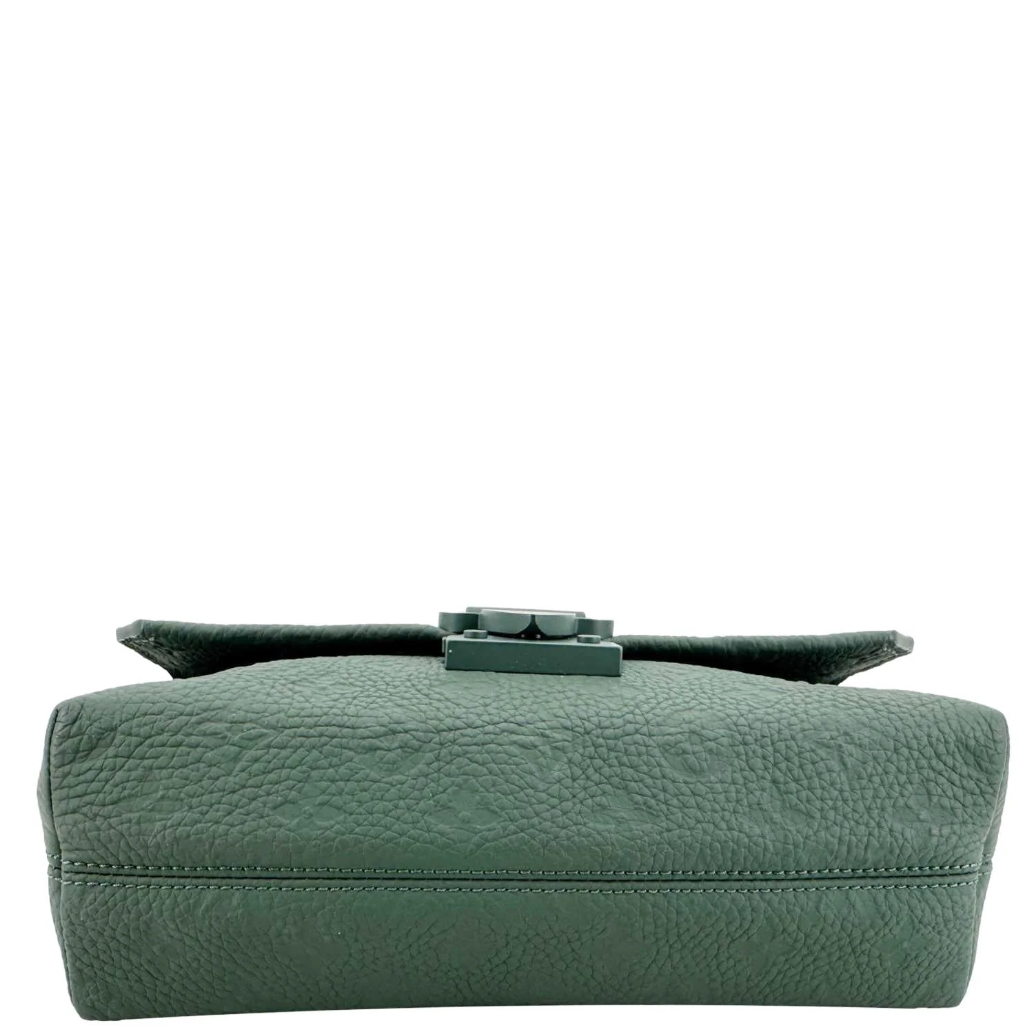 LOUIS VUITTON S-Cape Taurillon Monogram Embossed Leather Messenger Bag Green - Image 9