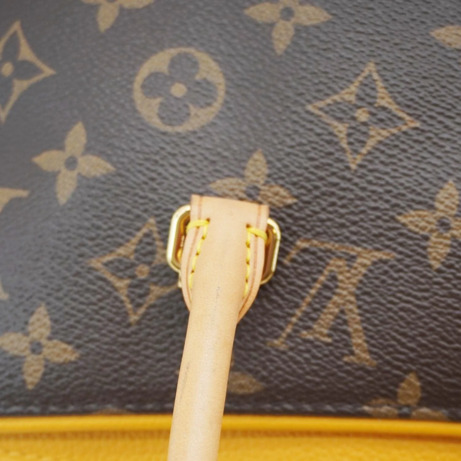 LOUIS VUITTON Pallas Monogram Canvas Crossbody Bag Saffron - Image 13