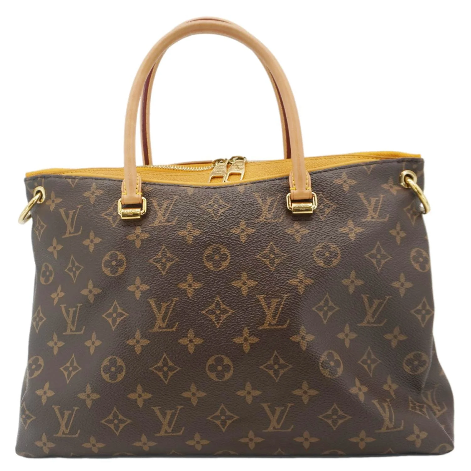 LOUIS VUITTON Pallas Monogram Canvas Crossbody Bag Saffron - Image 3