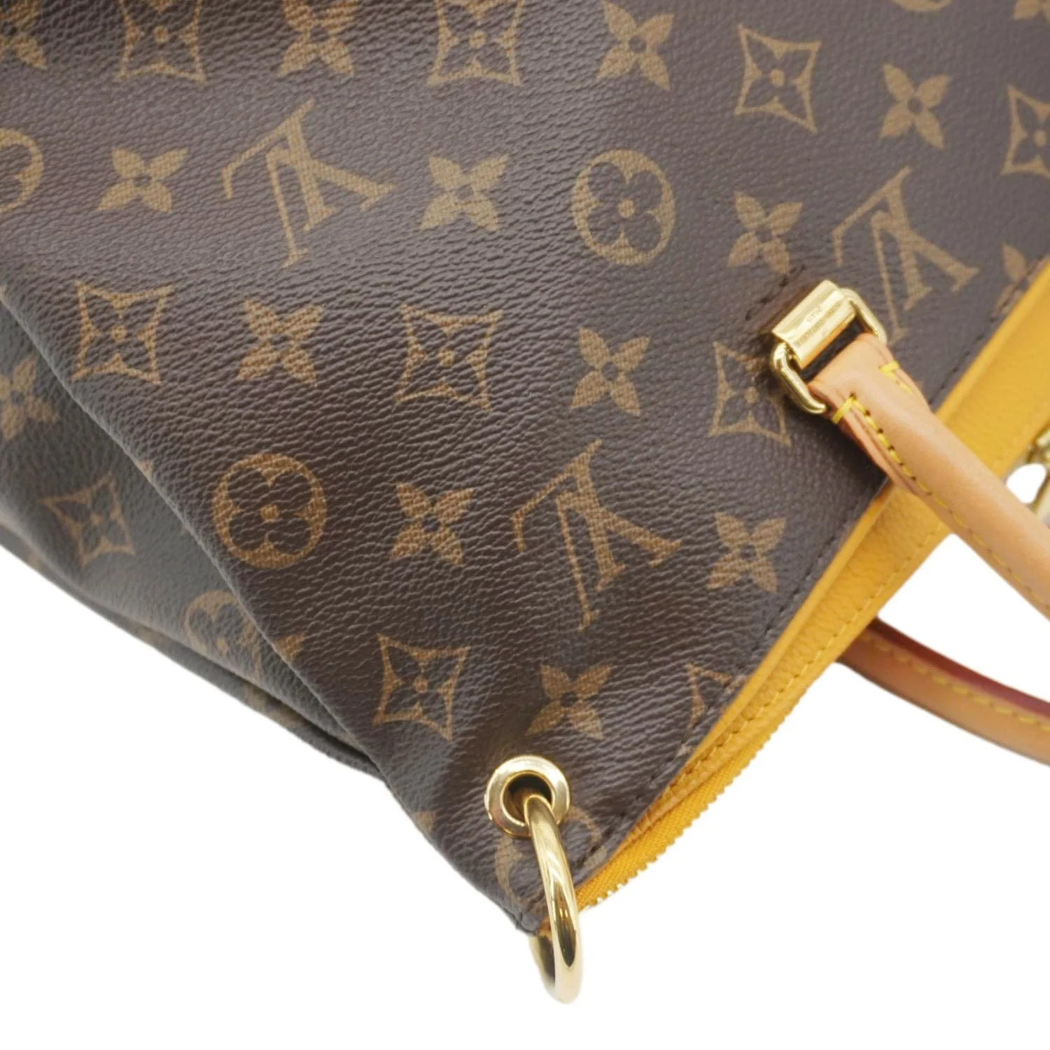 LOUIS VUITTON Pallas Monogram Canvas Crossbody Bag Saffron - Image 6