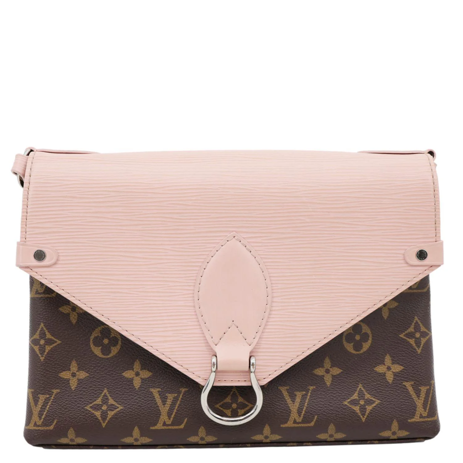 LOUIS VUITTON Saint Michel Monogram Epi Shoulder Bag Pink - Image 3