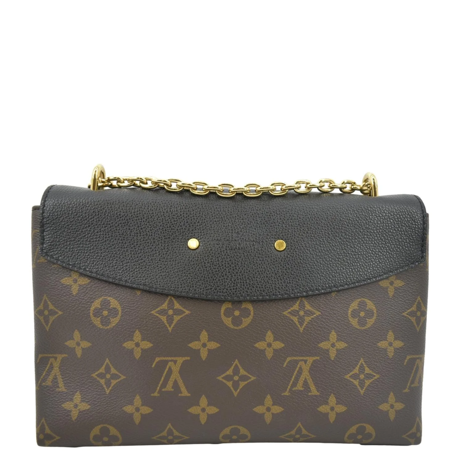 LOUIS VUITTON Saint Placide Monogram Canvas Crossbody Bag Black - Image 4