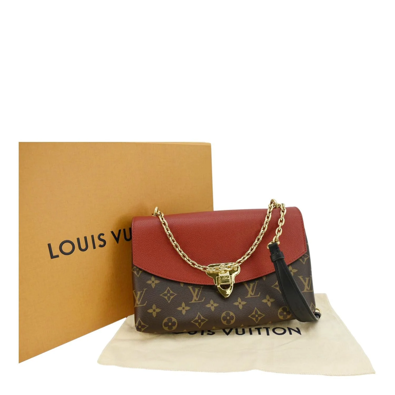 LOUIS VUITTON Saint Placide Monogram Canvas Crossbody Bag Brown - Image 3