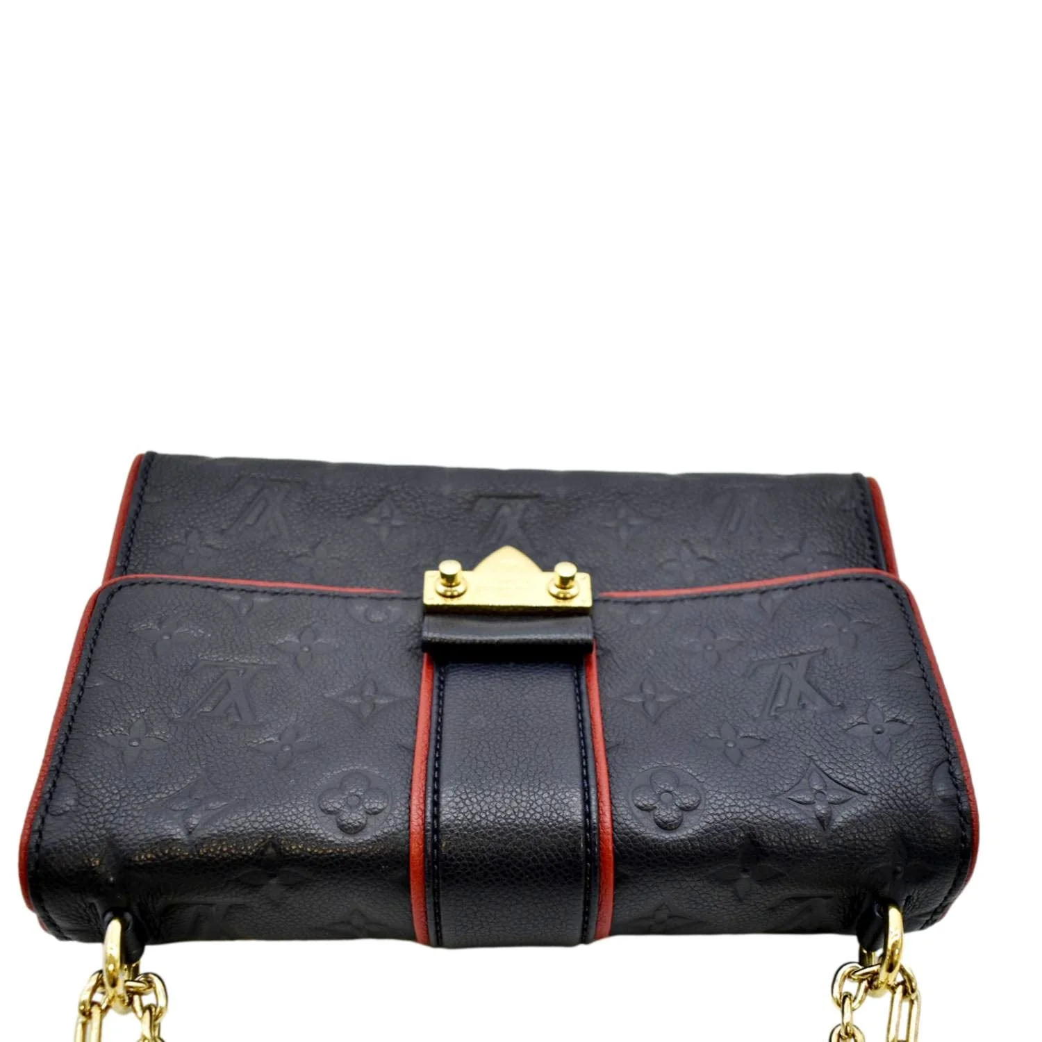 LOUIS VUITTON Saint Sulpice PM Empreinte Leather Crossbody Bag Noir - Image 5