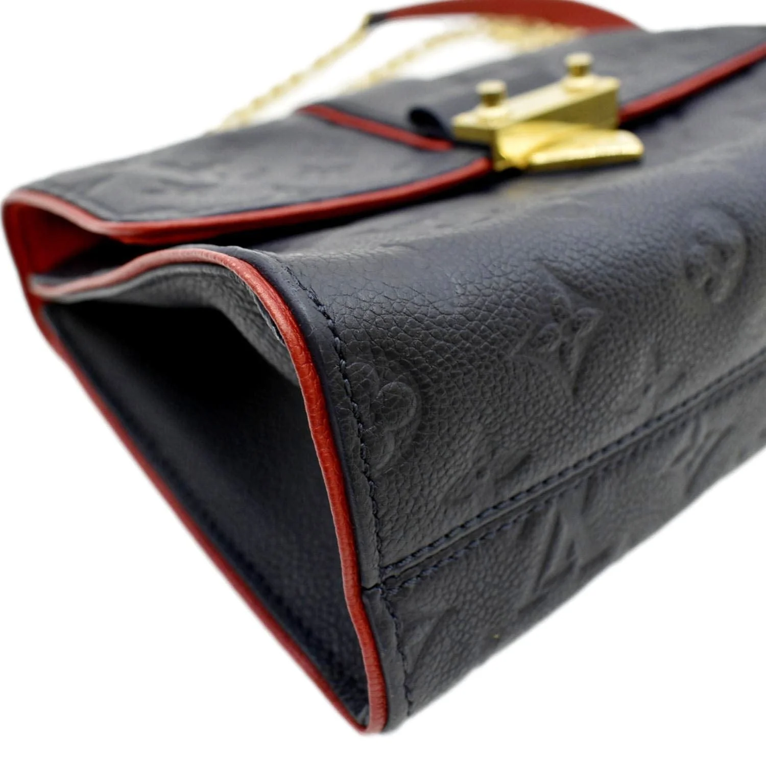 LOUIS VUITTON Saint Sulpice PM Empreinte Leather Crossbody Bag Noir - Image 8