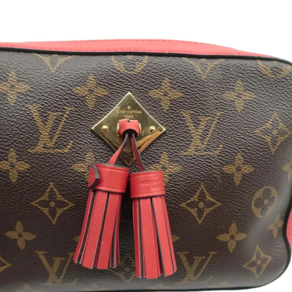 LOUIS VUITTON Saintonge Monogram Canvas Crossbody Bag Freesia - Image 5