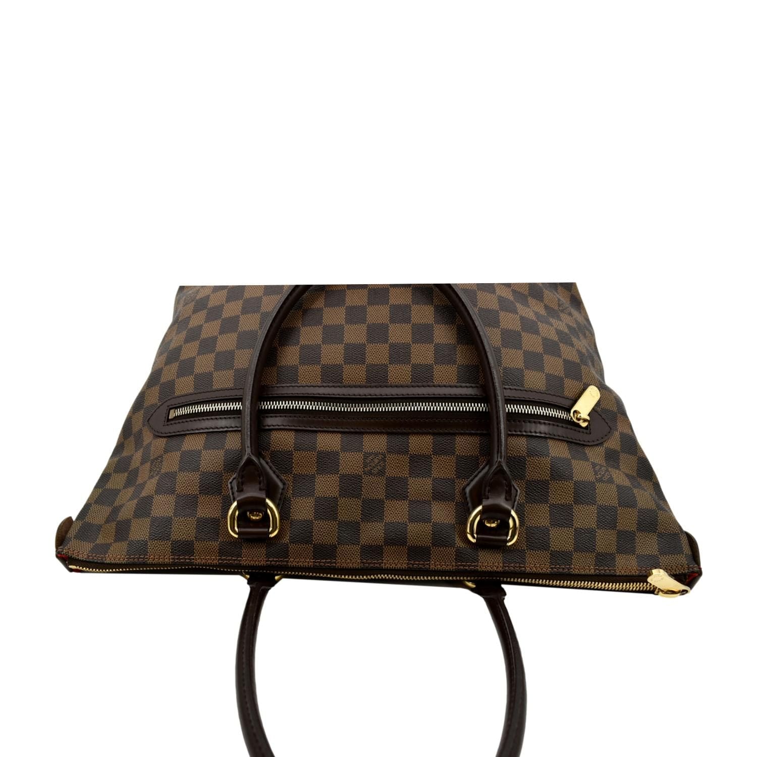 LOUIS VUITTON Saleya GM Damier Ebene Shoulder Bag Brown - Image 4