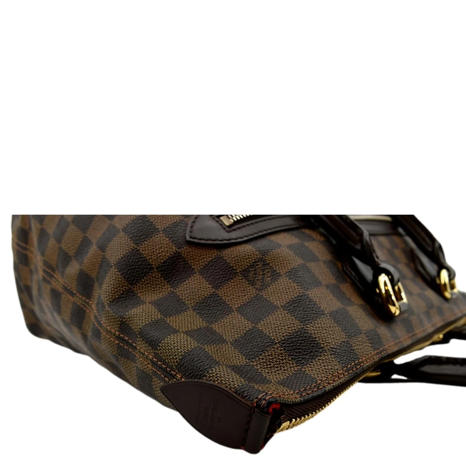 LOUIS VUITTON Saleya GM Damier Ebene Shoulder Bag Brown - Image 6