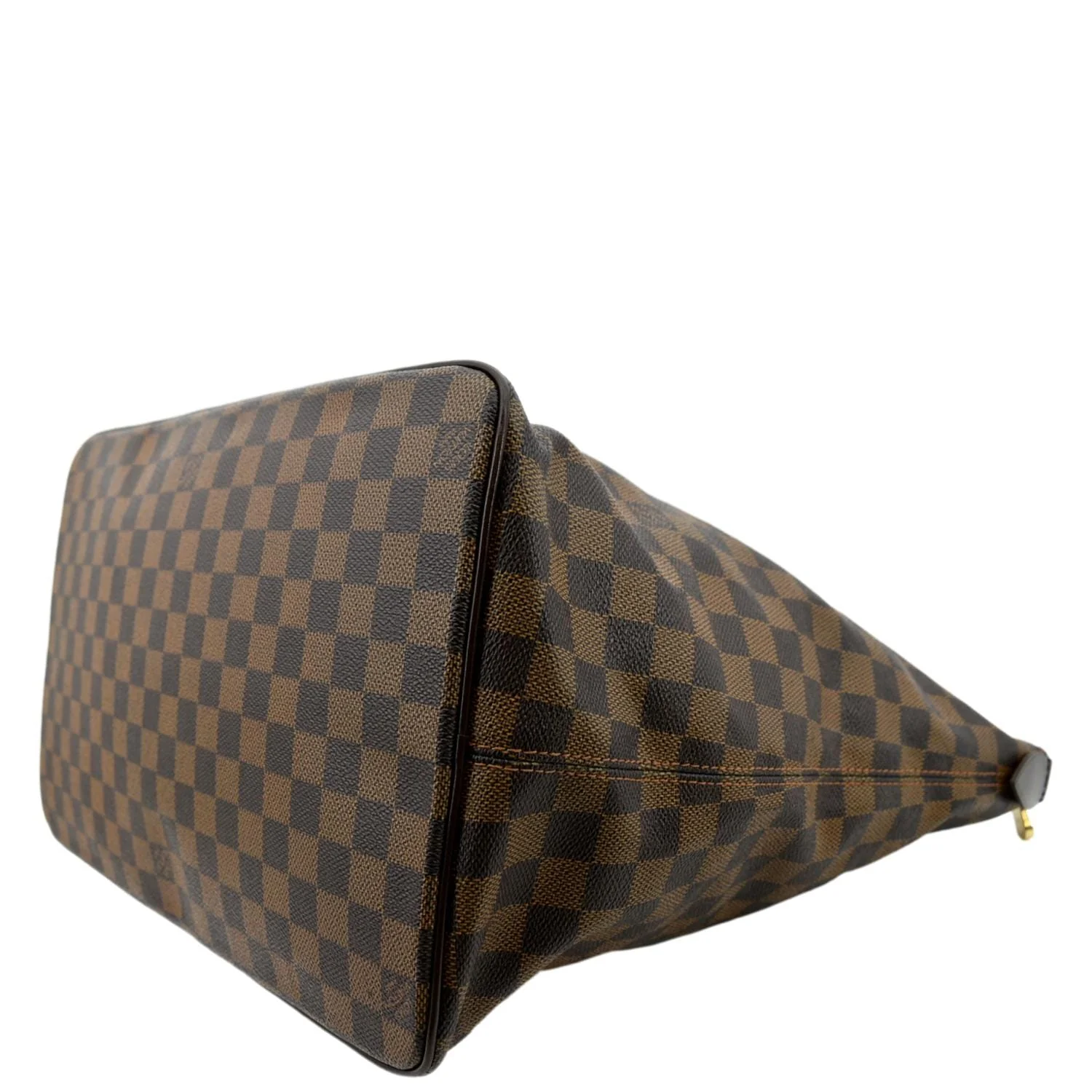 LOUIS VUITTON Saleya GM Damier Ebene Shoulder Bag Brown - Image 7