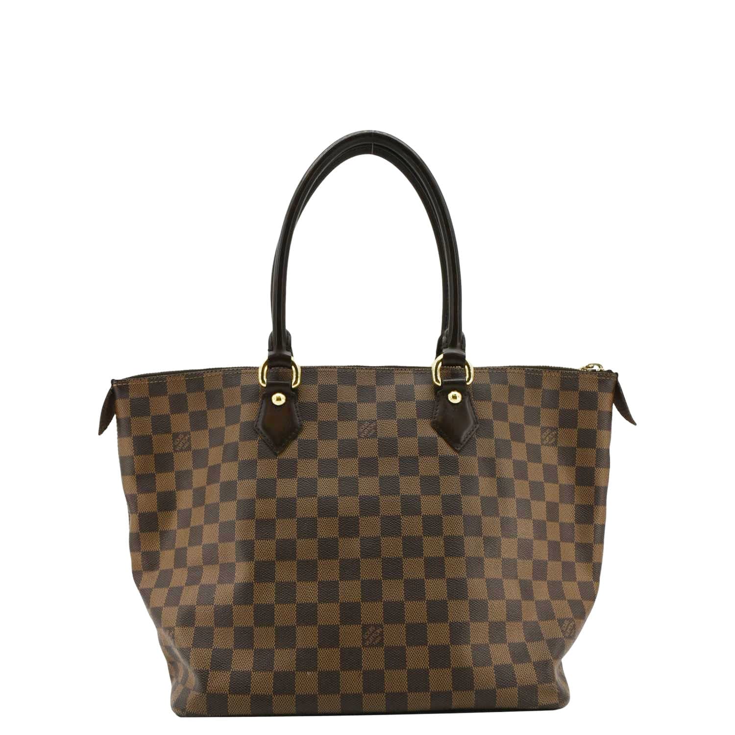 LOUIS VUITTON Saleya MM Damier Ebene Shoulder Bag Brown - Image 3