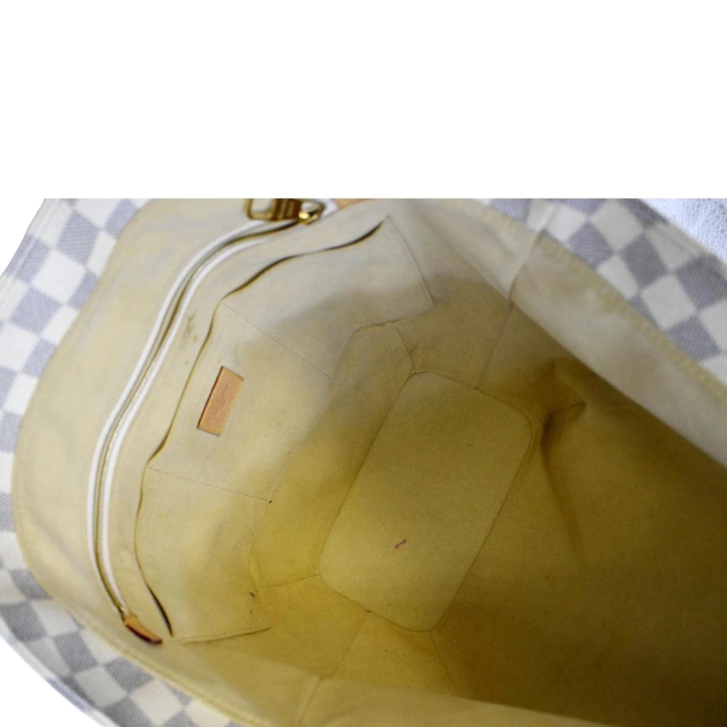 LOUIS VUITTON Salina PM Damier Azur Shoulder Bag White - Image 10