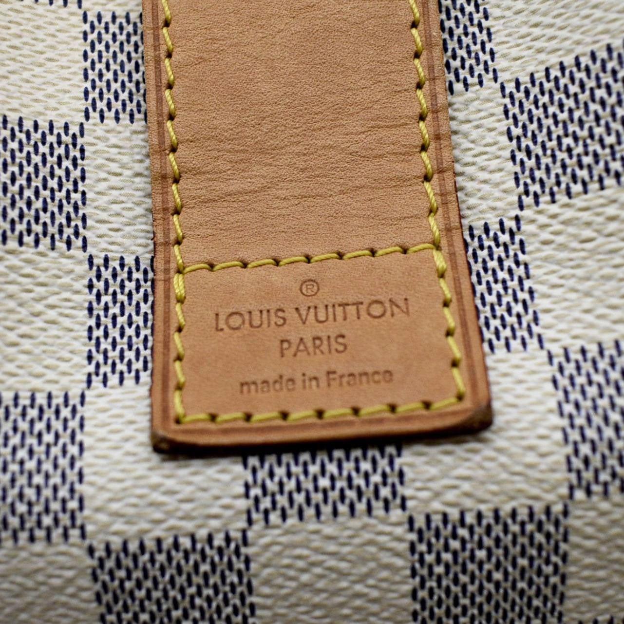 LOUIS VUITTON Salina PM Damier Azur Shoulder Bag White - Image 12