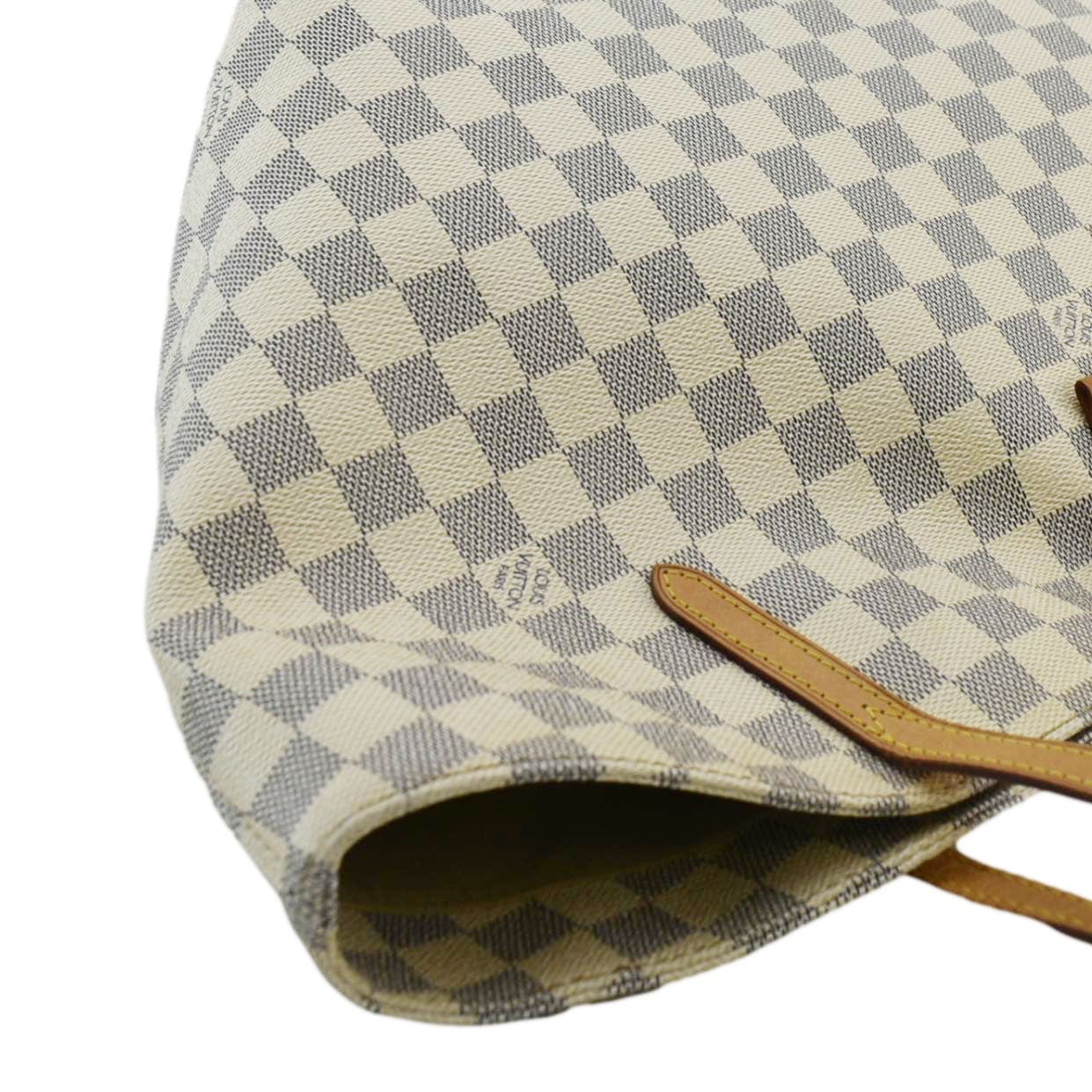 LOUIS VUITTON Salina PM Damier Azur Shoulder Bag White - Image 6