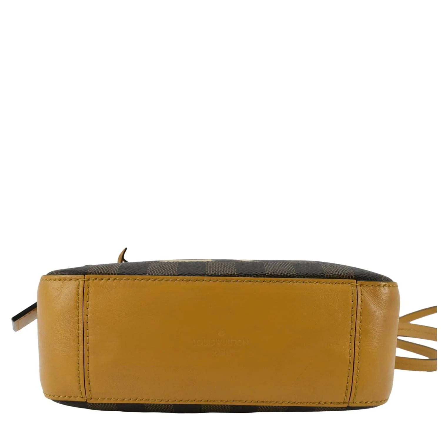LOUIS VUITTON Santa Monica Damier Ebene Crossbody Bag Brown - Image 9