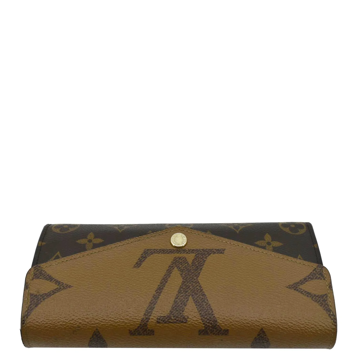 LOUIS VUITTON Sarah Monogram Reverse Canvas Wallet Brown - Image 6