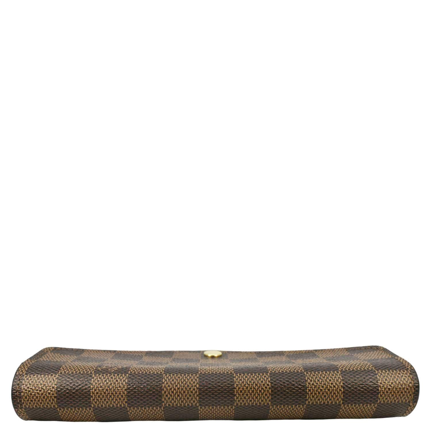 LOUIS VUITTON Sarah Damier Ebene Wallet Brown - Image 3