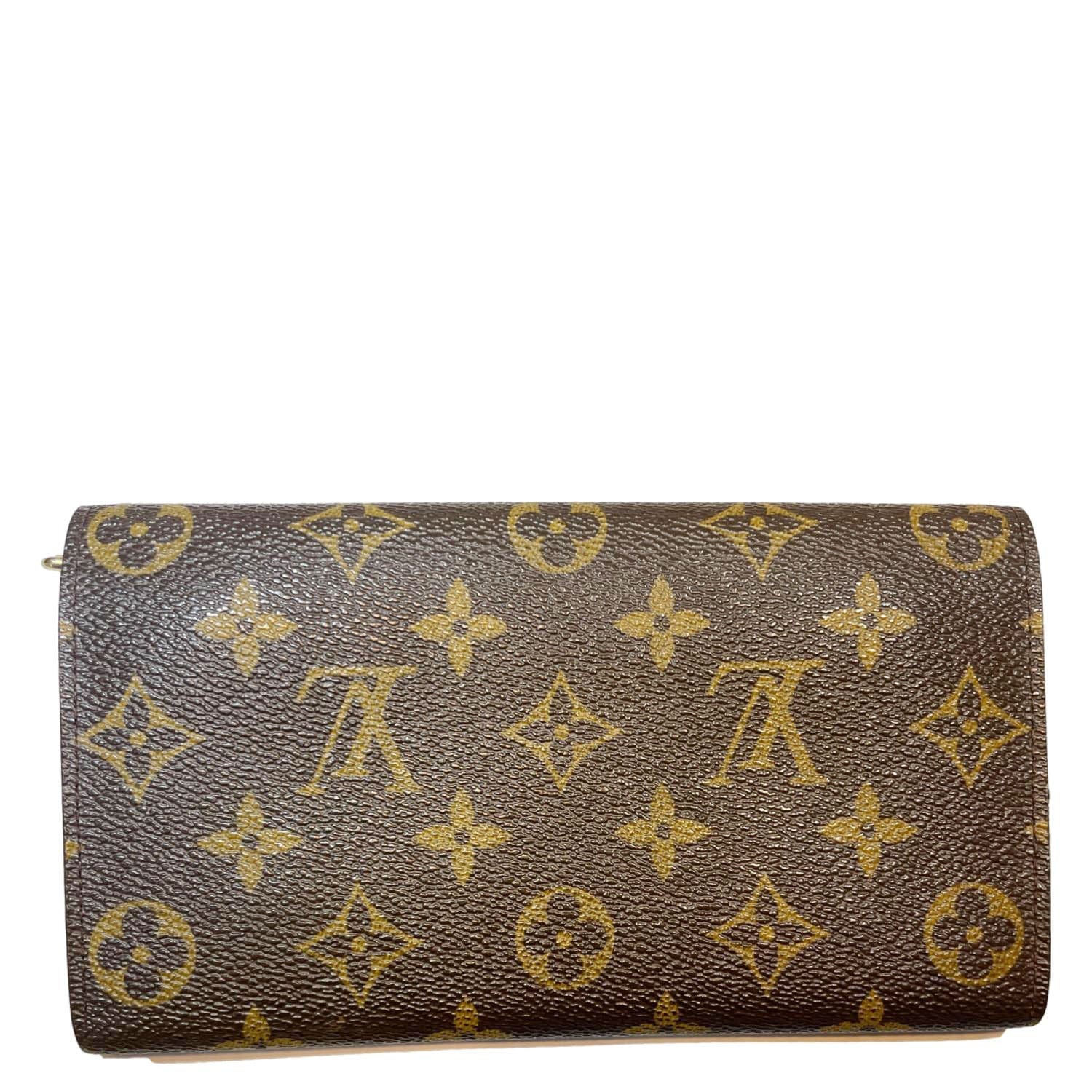 LOUIS VUITTON Sarah Vintage Monogram Canvas Wallet Brown - Image 4