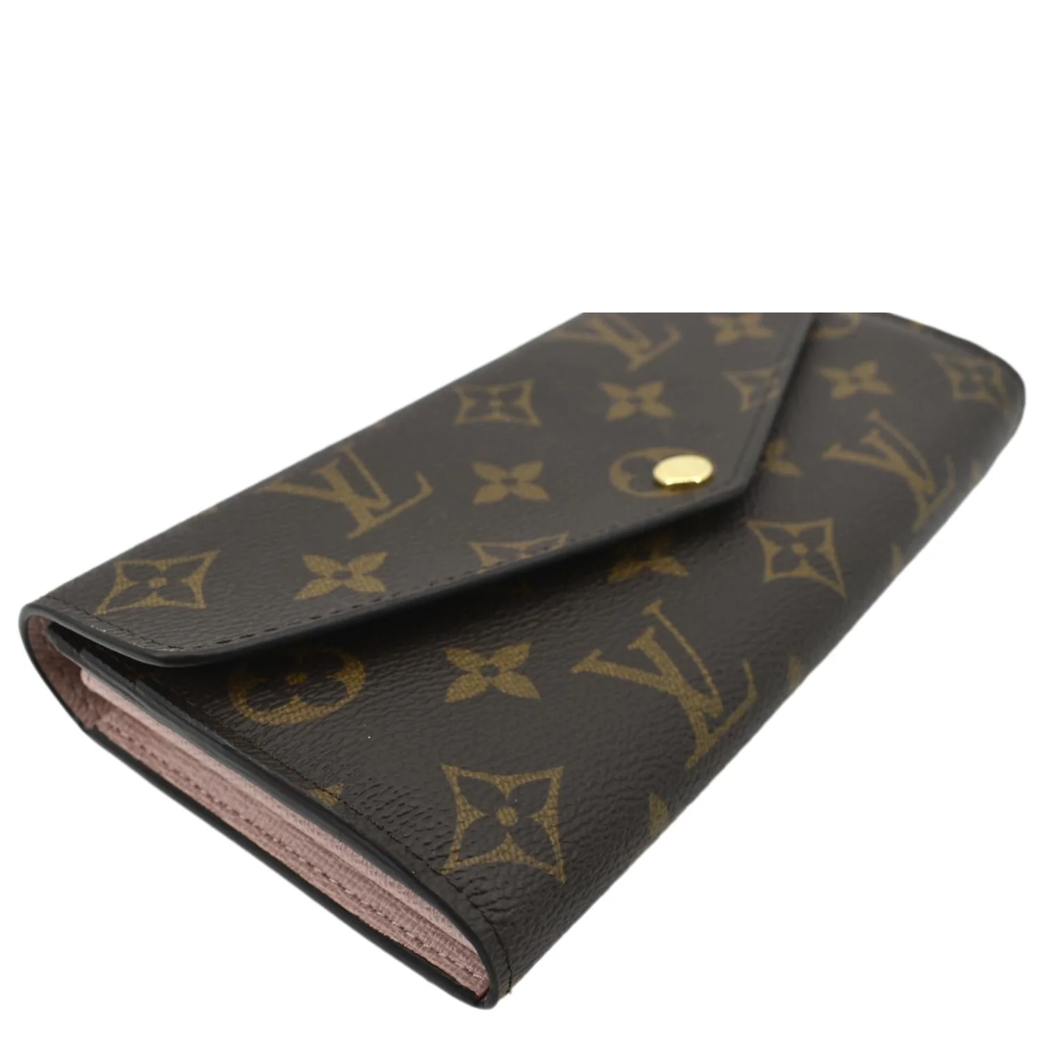 LOUIS VUITTON Sarah Monogram Canvas Wallet Brown - Image 8