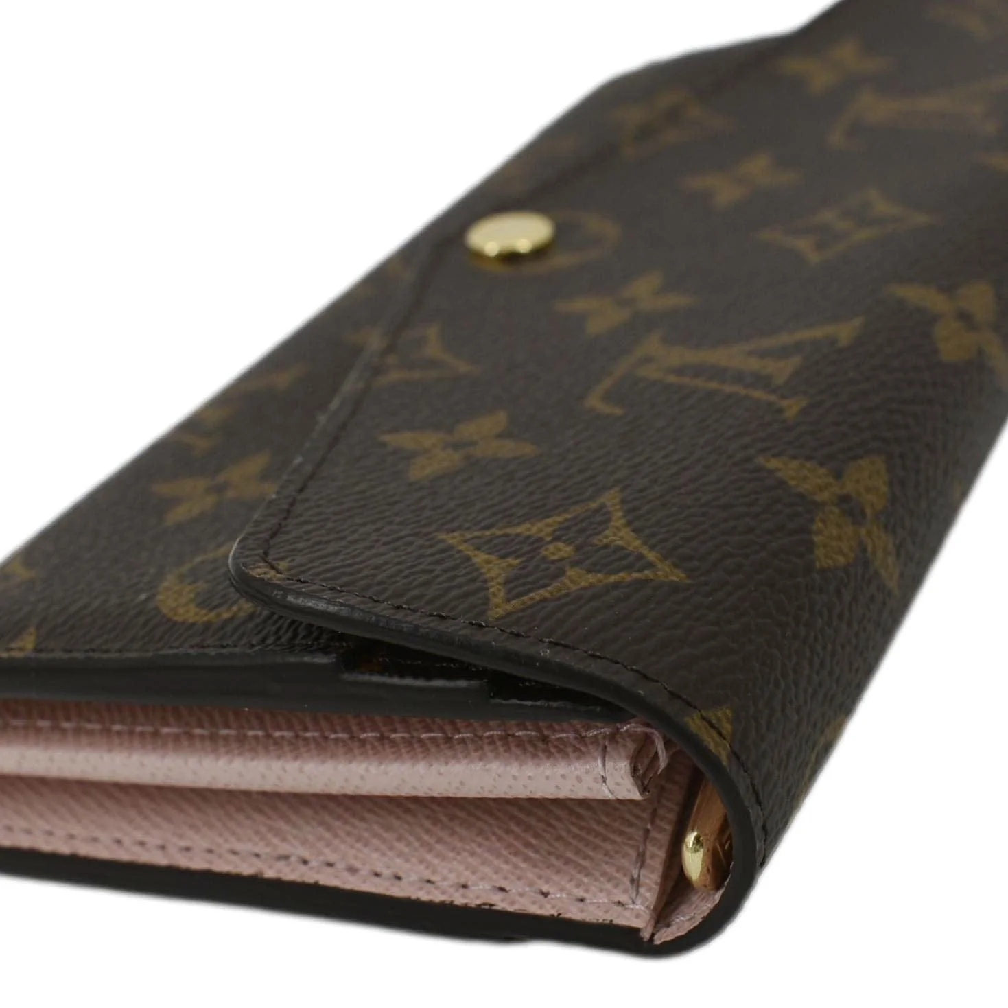 LOUIS VUITTON Sarah Monogram Canvas Wallet Brown - Image 5