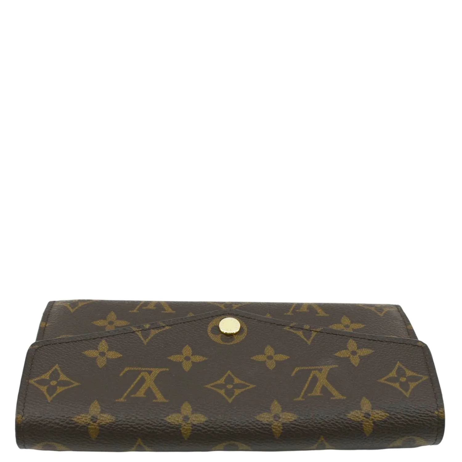 LOUIS VUITTON Sarah Monogram Canvas Wallet Brown - Image 4