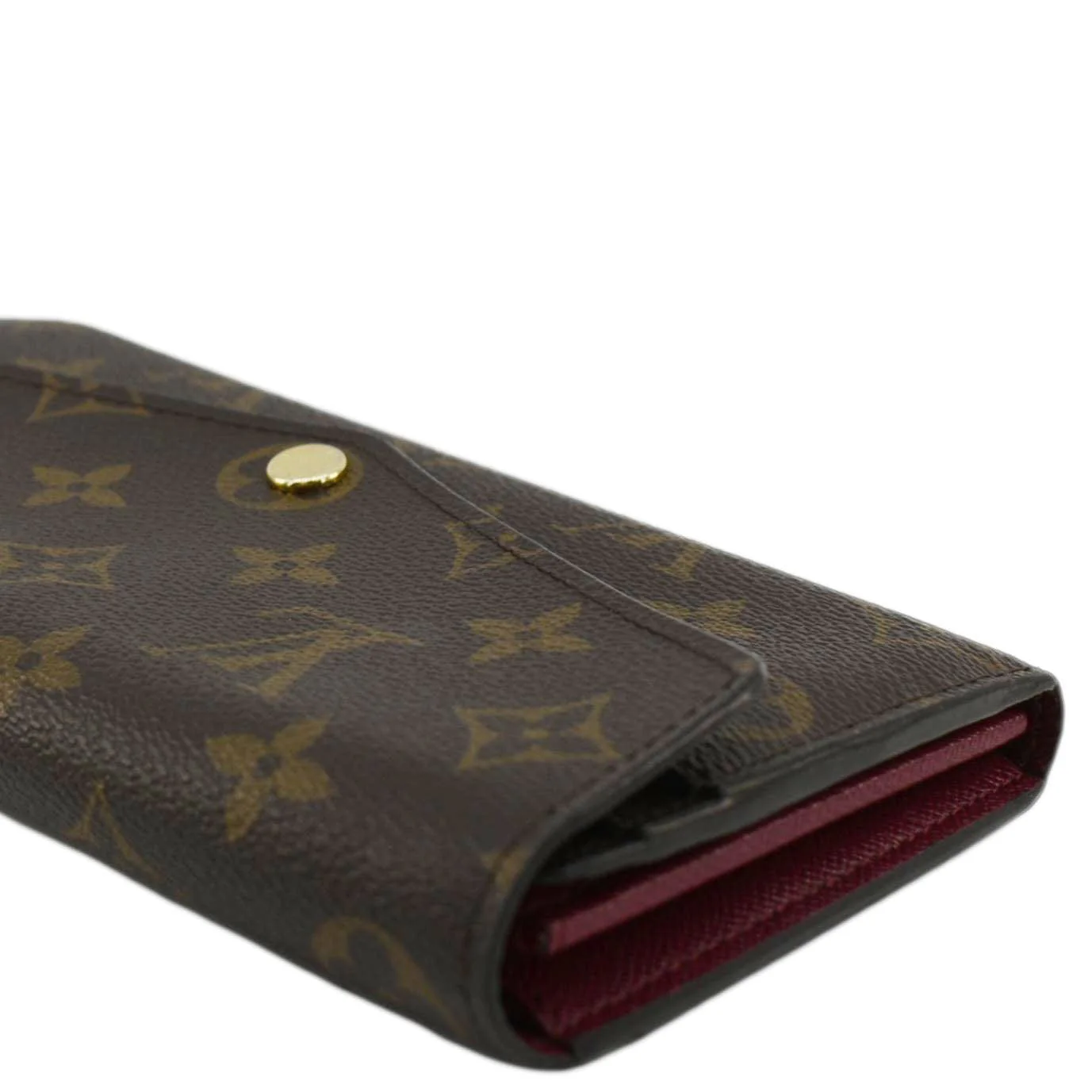 LOUIS VUITTON Sarah Monogram Canvas Wallet Brown - Image 6