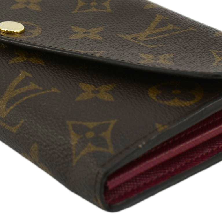 LOUIS VUITTON Sarah Monogram Canvas Wallet Brown - Image 8