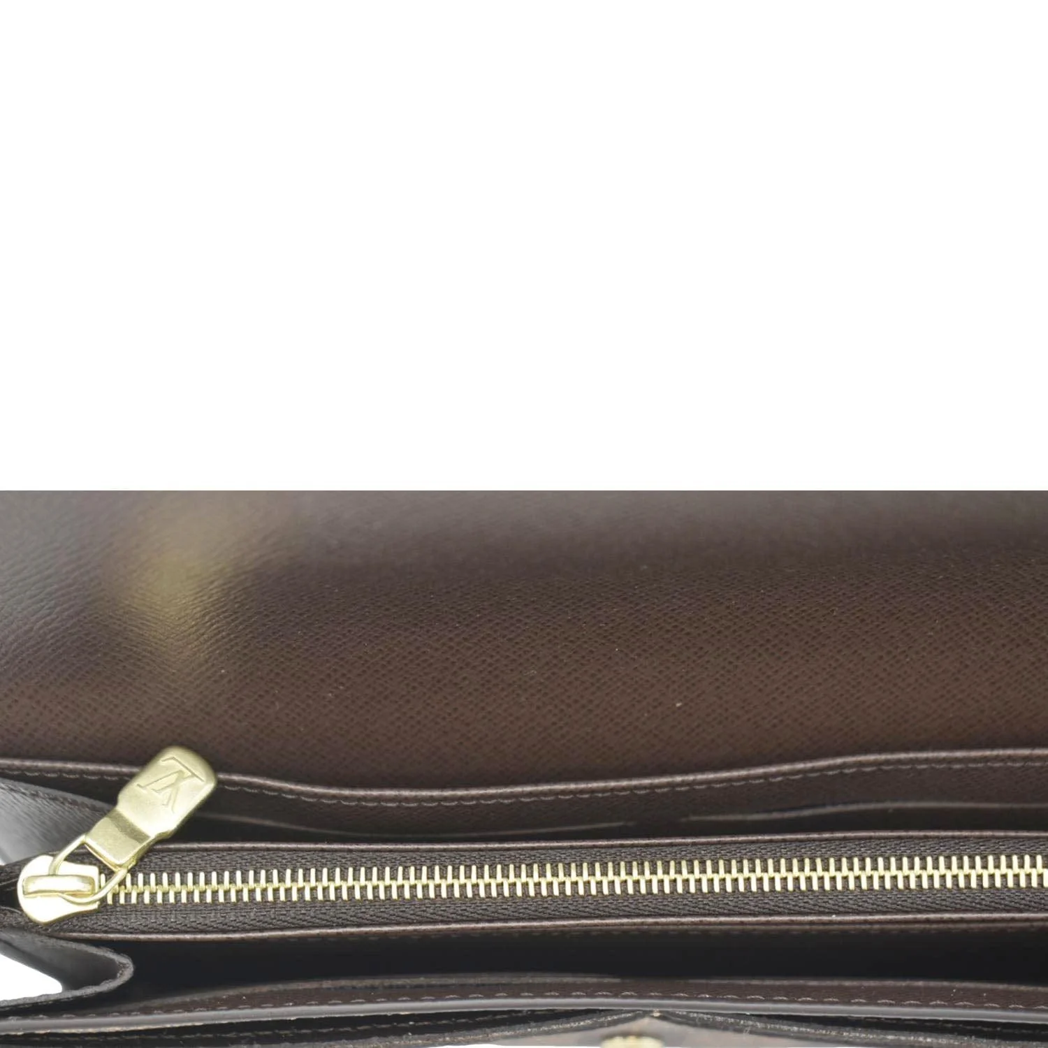 LOUIS VUITTON Sarah Damier Ebene Wallet Brown - Image 12