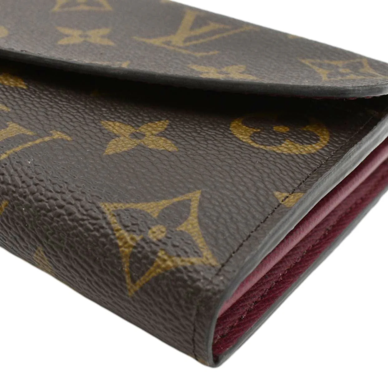 LOUIS VUITTON Sarah Monogram Canvas Wallet Brown - Image 8