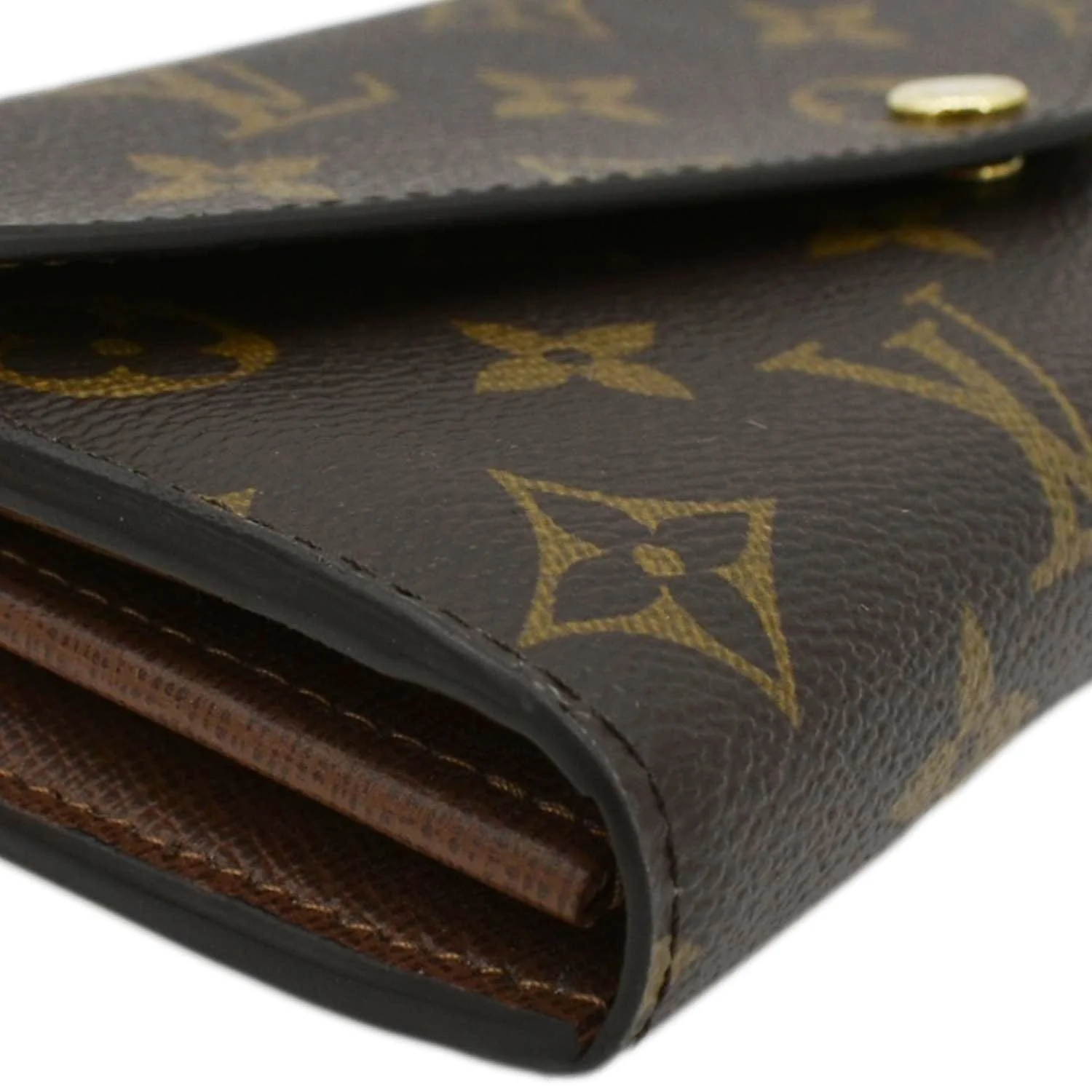 LOUIS VUITTON Sarah Monogram Canvas Wallet Brown - Image 9