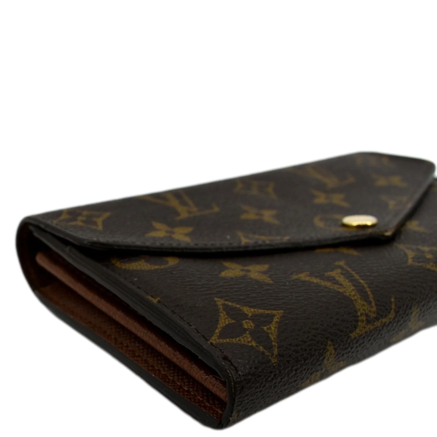 LOUIS VUITTON Sarah Monogram Canvas Wallet Brown - Image 4