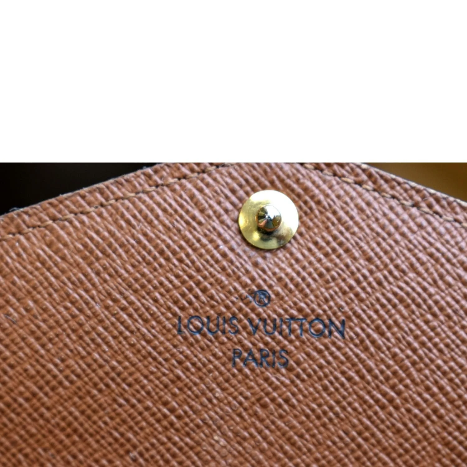 LOUIS VUITTON Sarah Monogram Canvas Wallet Brown - Image 9