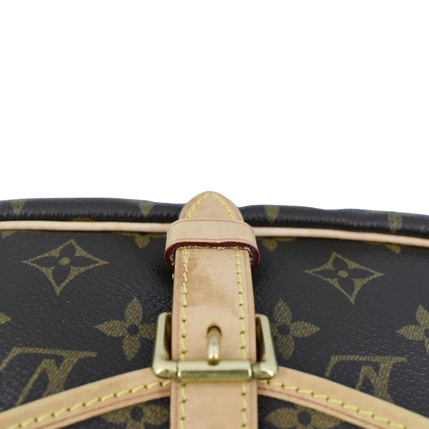 LOUIS VUITTON Saumur 30 Monogram Canvas Crossbody Bag Brown - Image 11