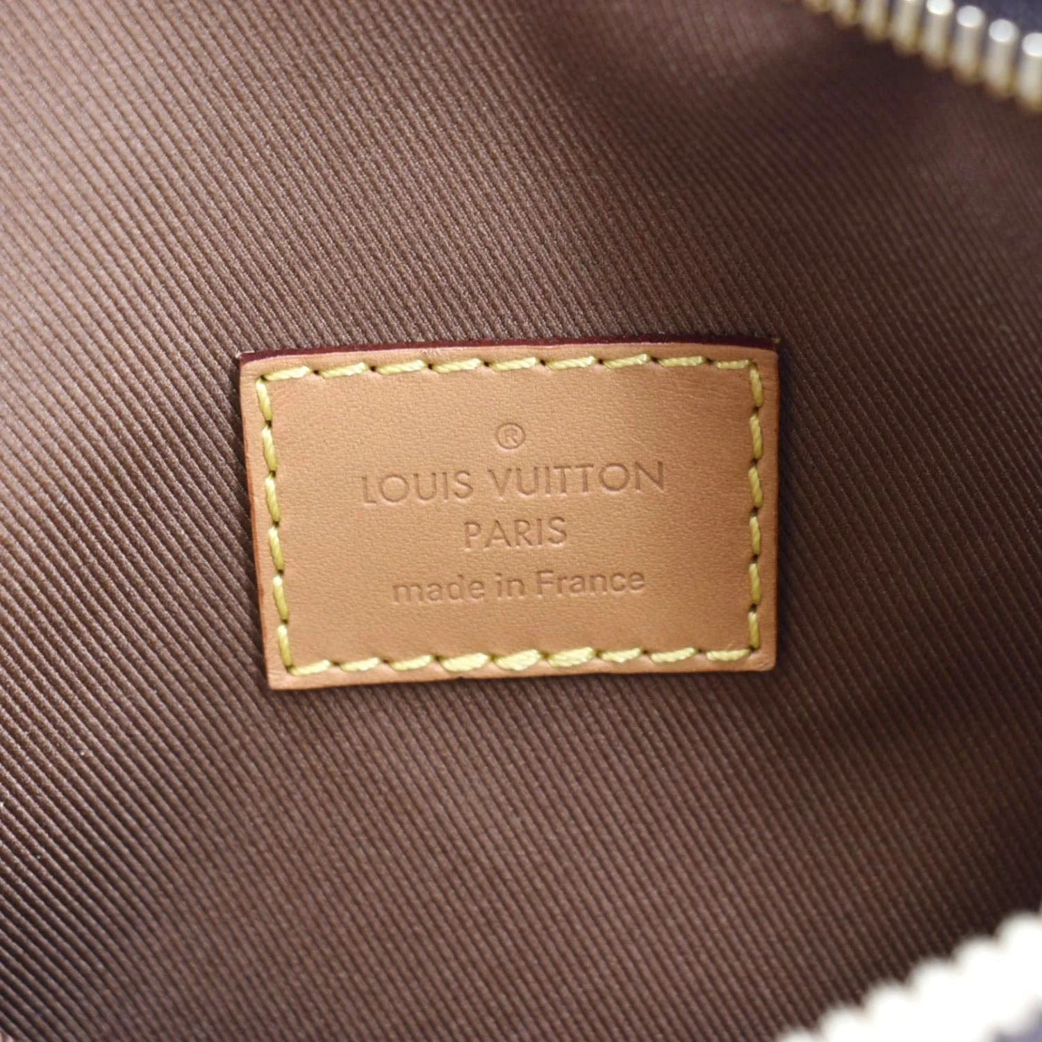 LOUIS VUITTON Saumur PM Monogram Canvas Crossbody Bag Brown - Image 11