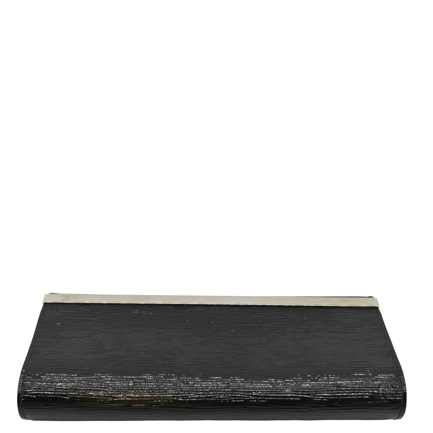 LOUIS VUITTON Sevigne Electric Patent Epi Leather Clutch Shoulder Bag Black - Image 5