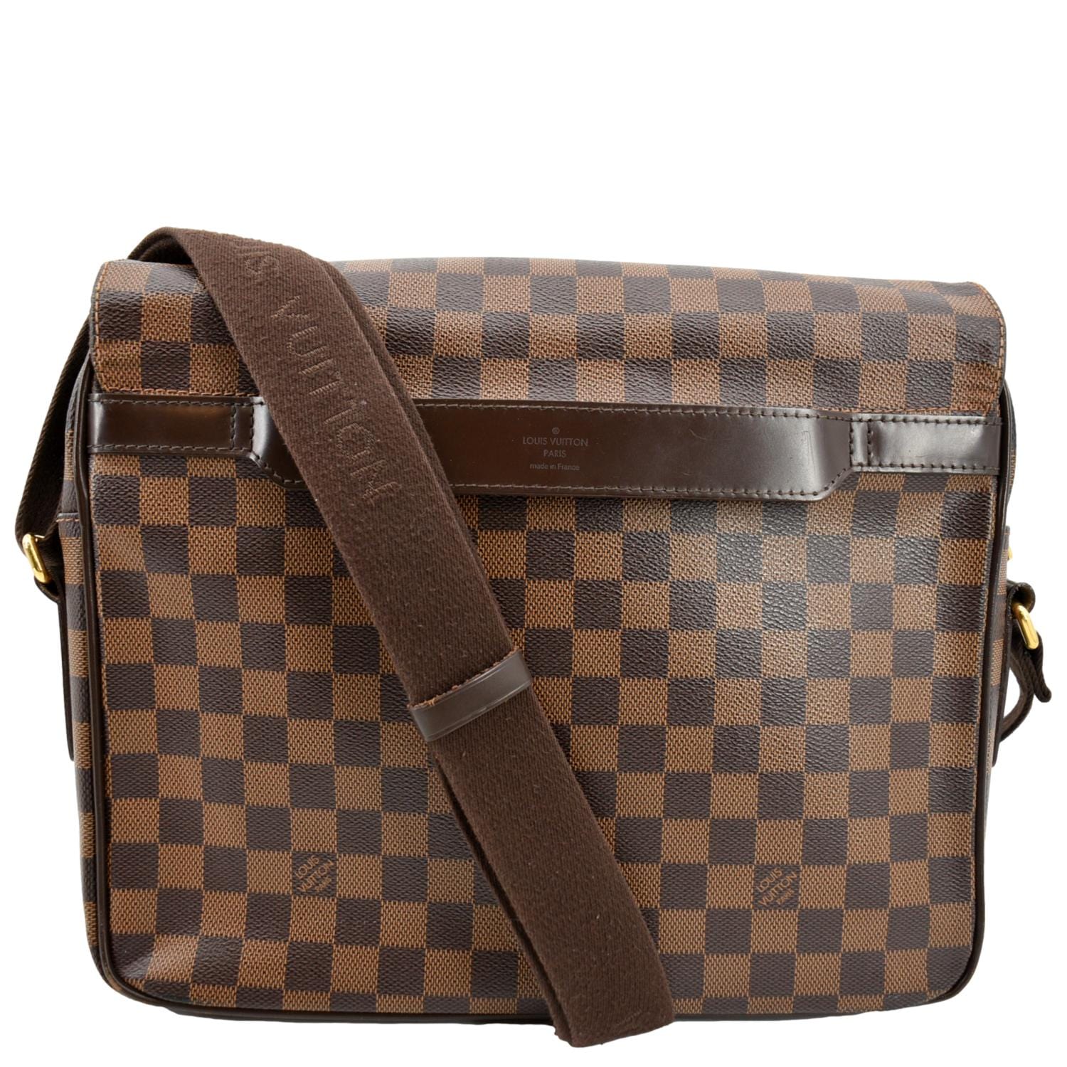 LOUIS VUITTON Shelton MM Damier Canvas Messenger Bag Brown - Image 3